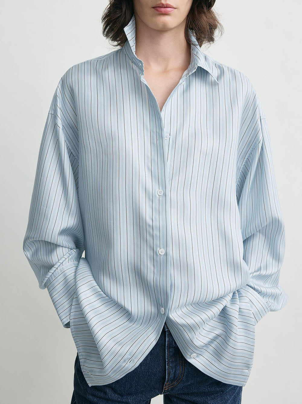 TOTEME-Oversized striped shirt-