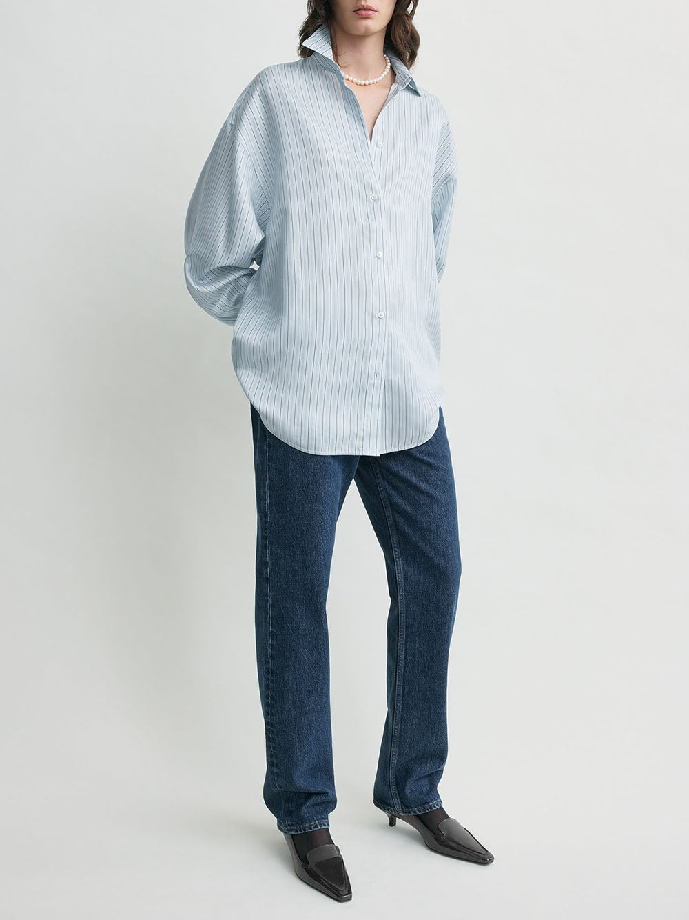 TOTEME-Oversized striped shirt-