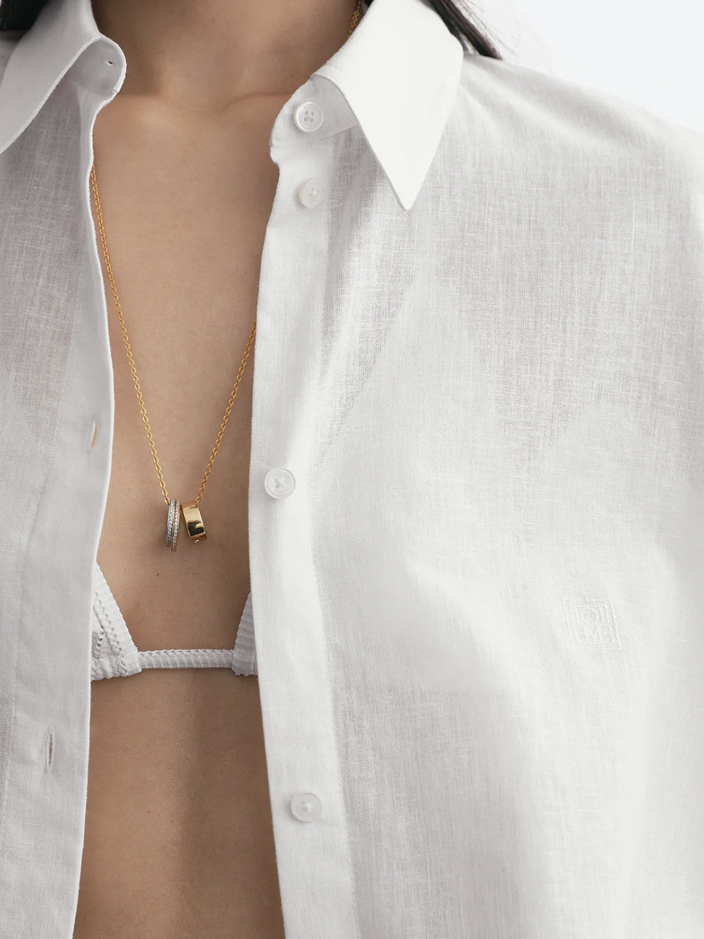 TOTEME-Oversized summer shirt-
