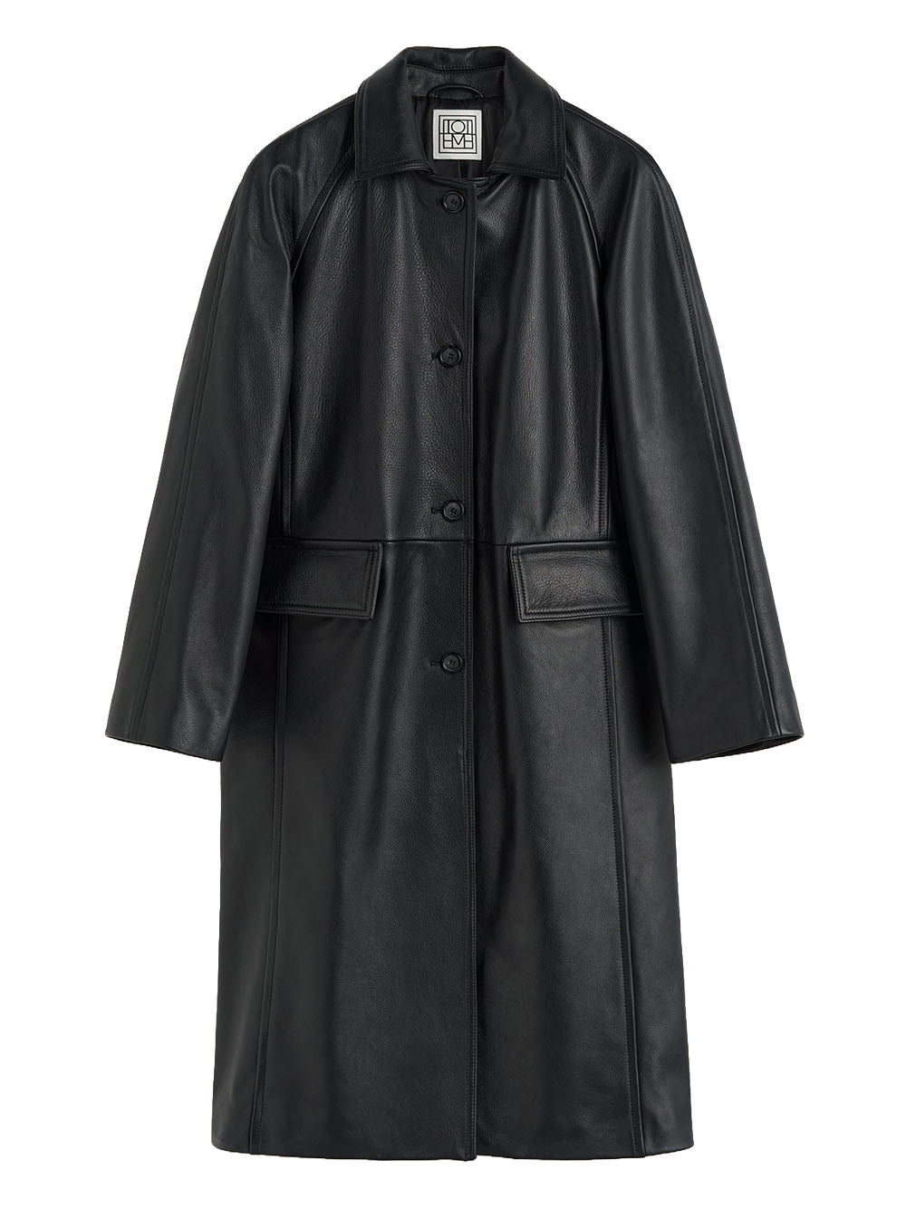 TOTEME-Raglan leather coat-