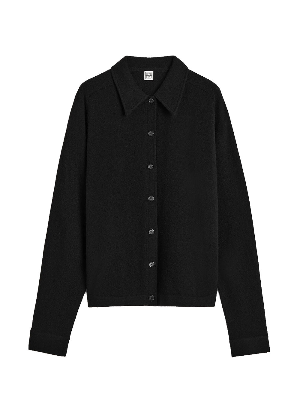 Raglan-sleeve cashmere cardigan