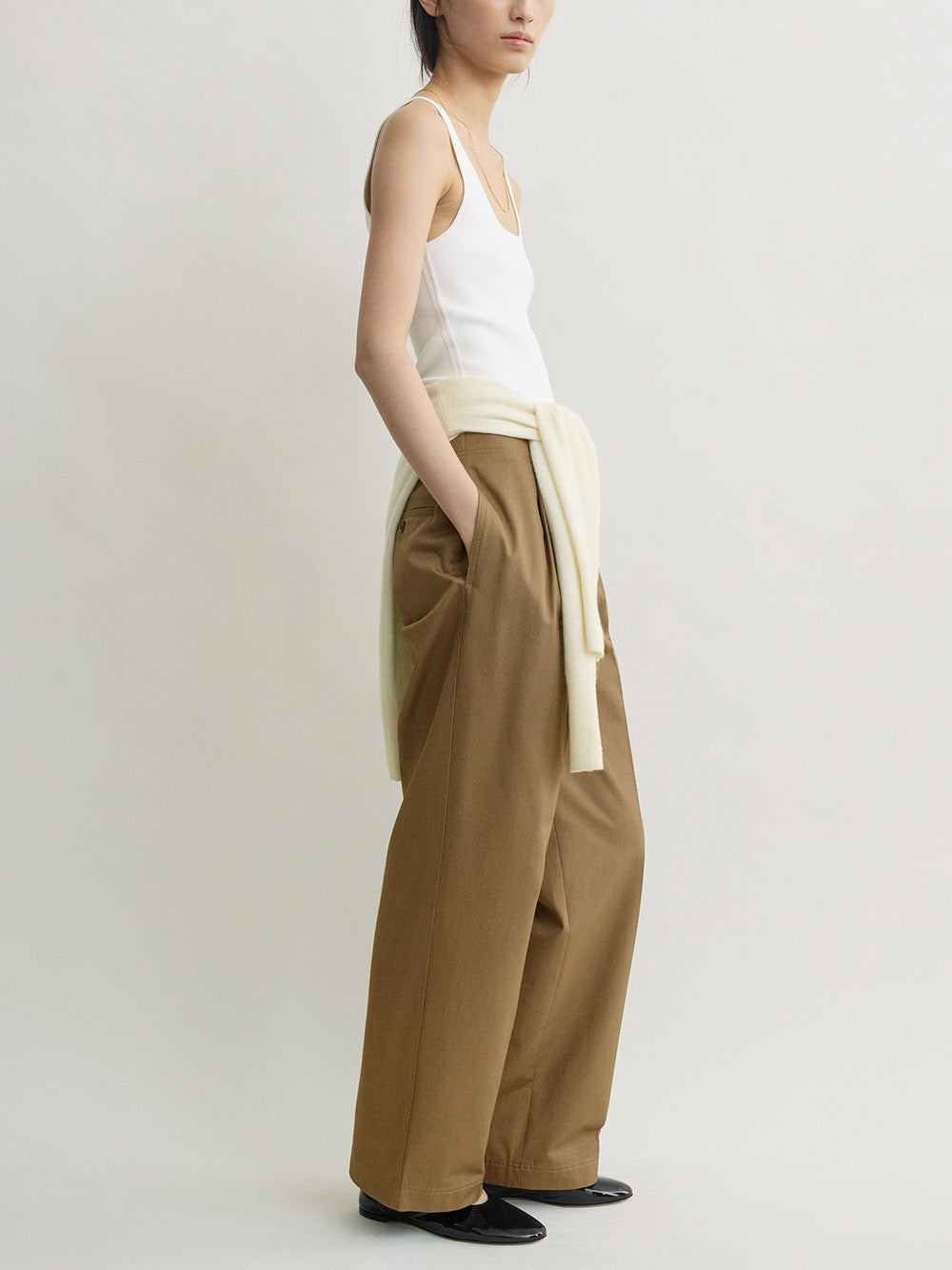 TOTEME-Relaxed twill trousers-