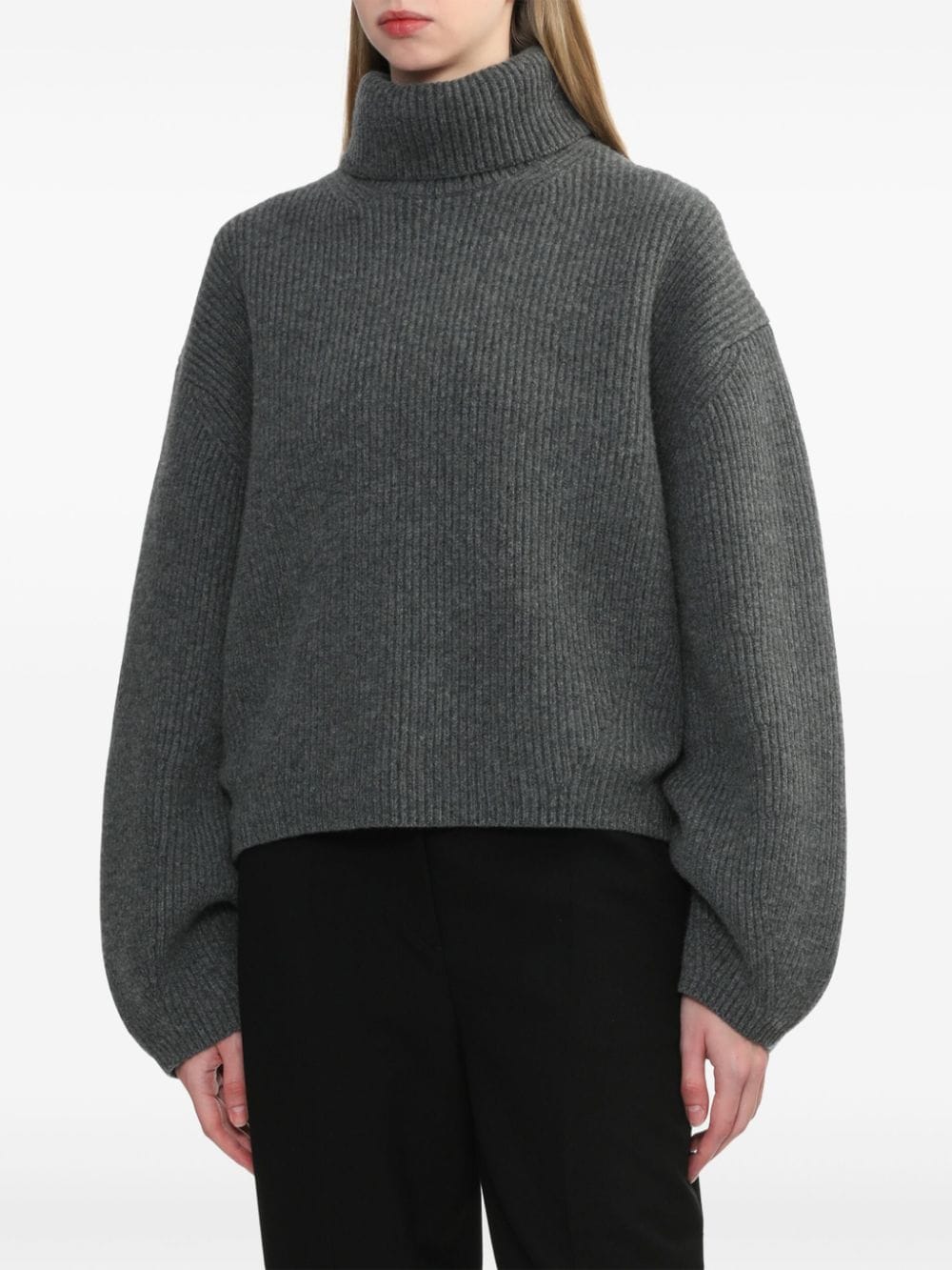 TOTEME-Ribbed Turtleneck-