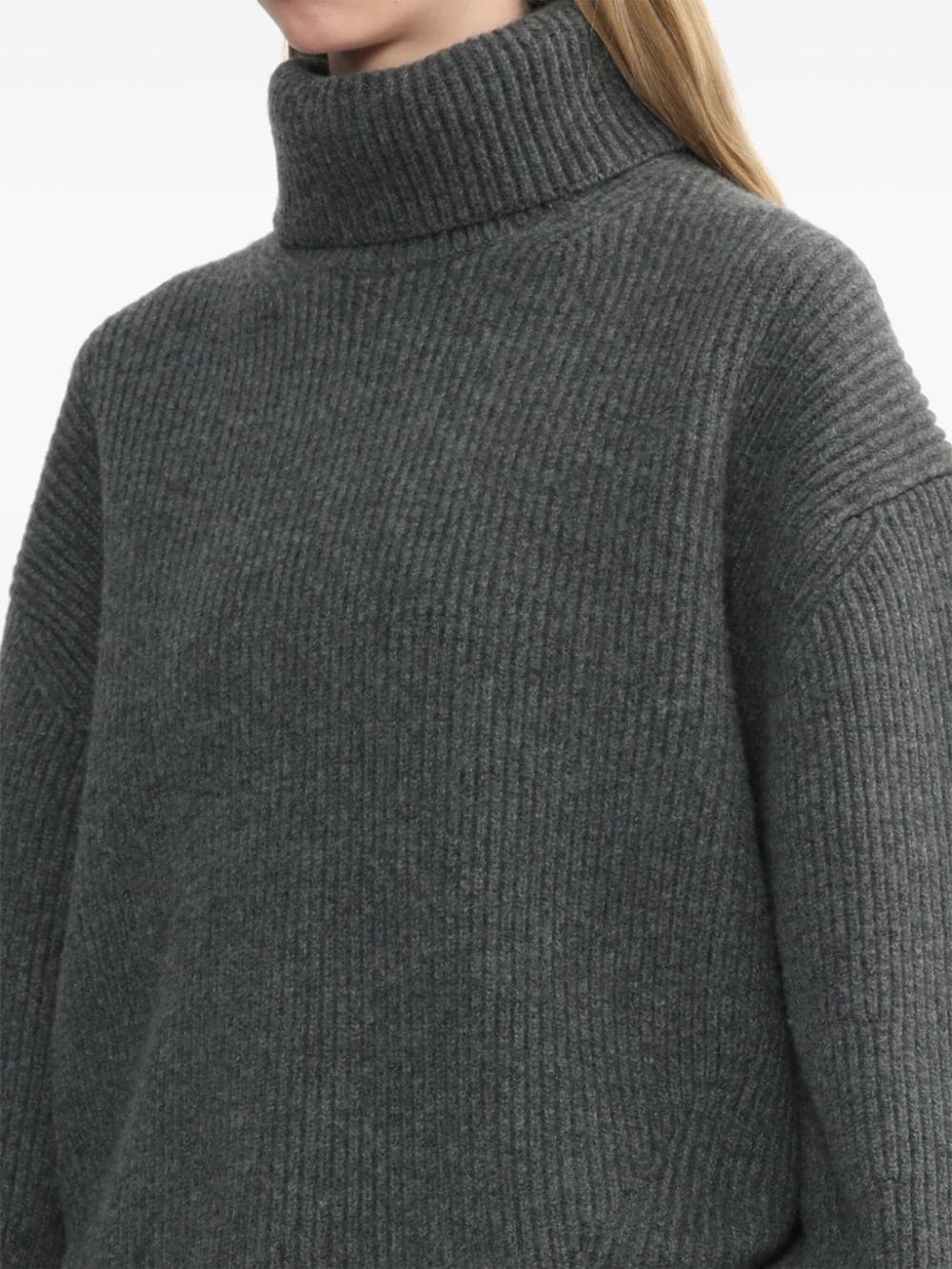 TOTEME-Ribbed Turtleneck-