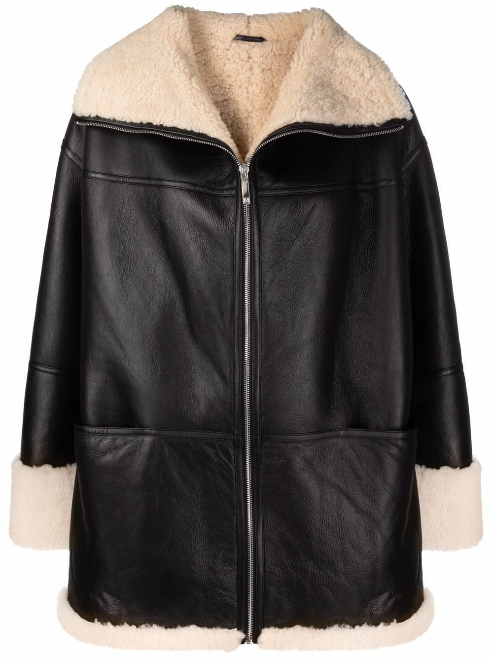 TOTEME-Signature Shearling Jacket-