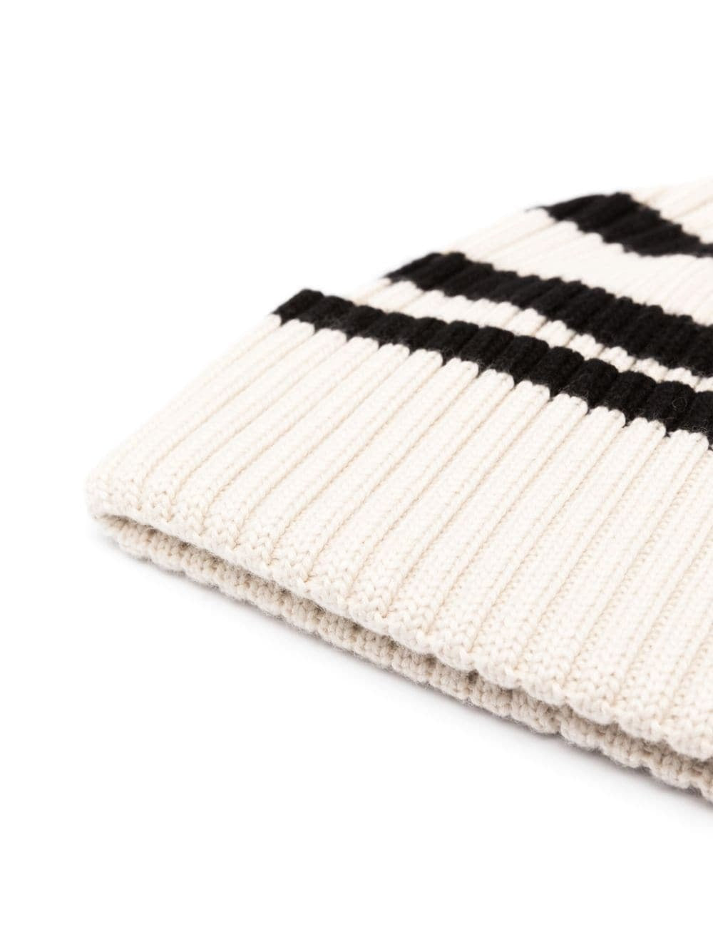 TOTEME-Signature Stripe Beanie-234WSAHT186YA0008 LIGHT SAND 057