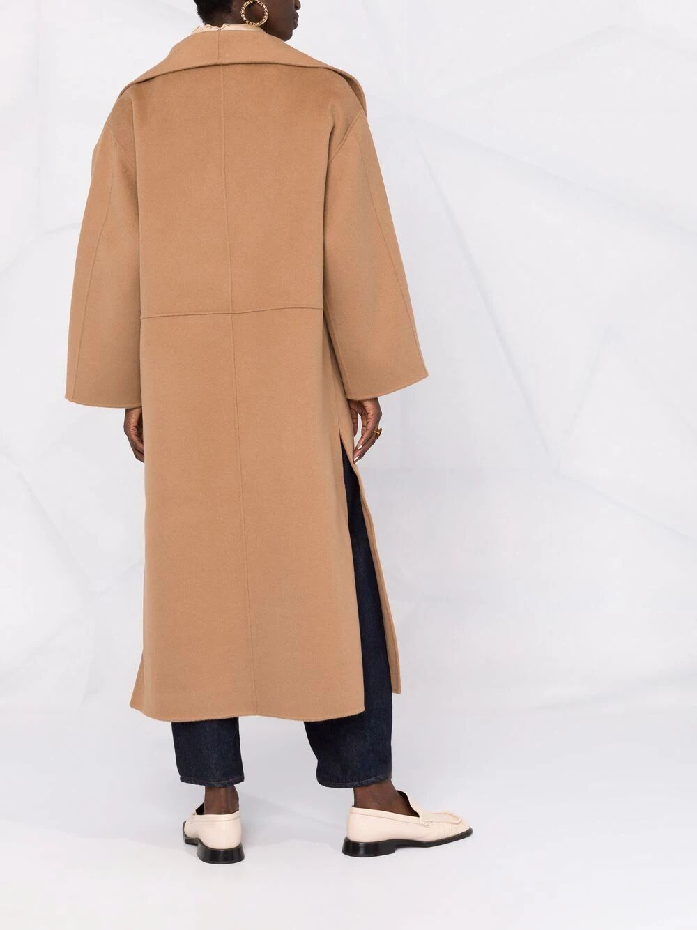 TOTEME-Signature Wool Cashmere Coat-211110717 CAMEL 835