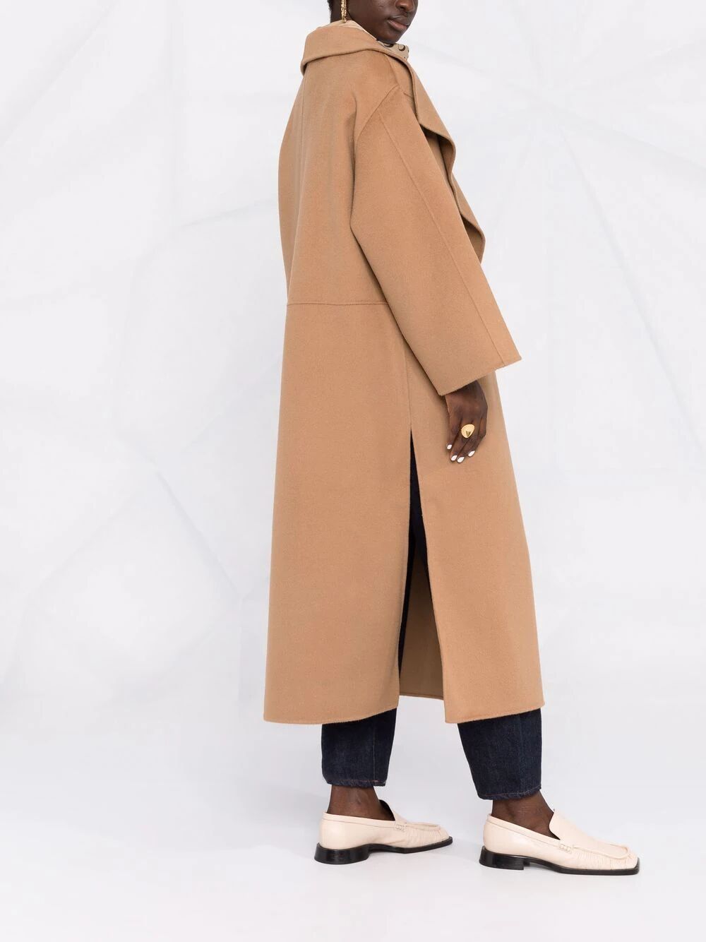 TOTEME-Signature Wool Cashmere Coat-211110717 CAMEL 835