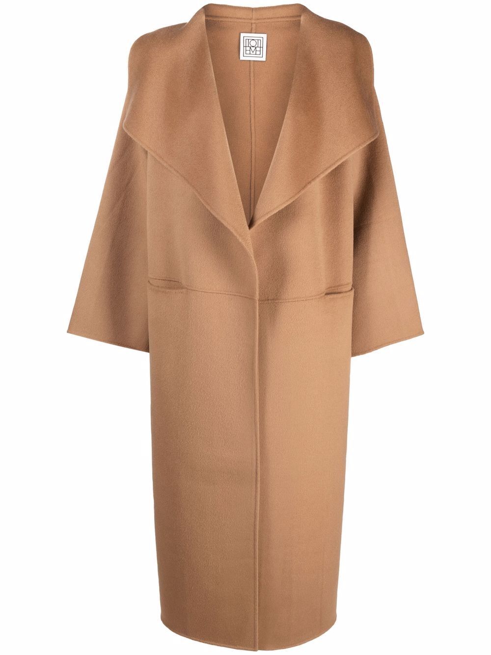 TOTEME-Signature Wool Cashmere Coat-211110717 CAMEL 835