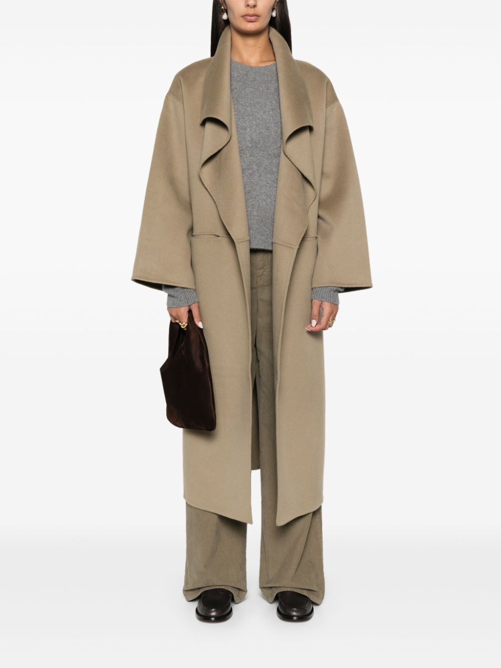 TOTEME-Signature Wool Cashmere Coat-