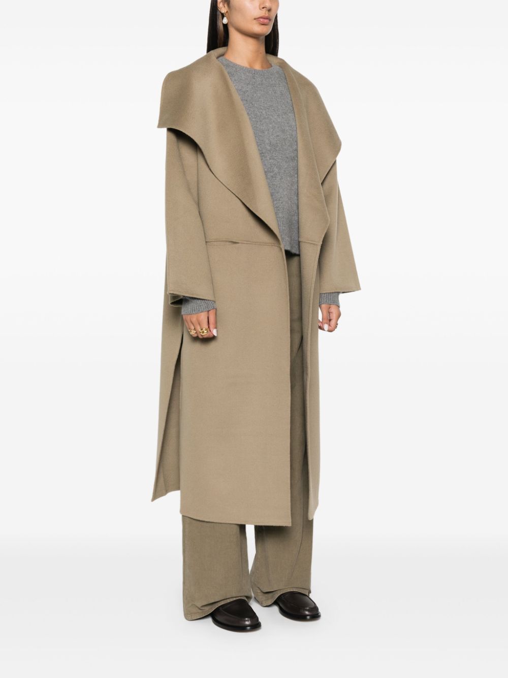 TOTEME-Signature Wool Cashmere Coat-