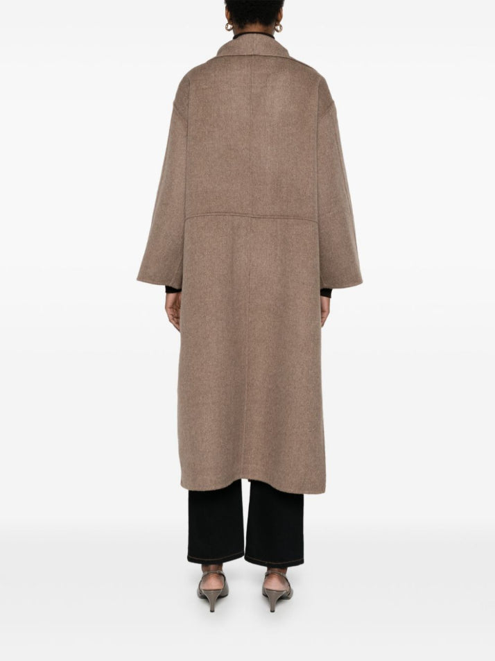 TOTEME-Signature wool cashmere coat-