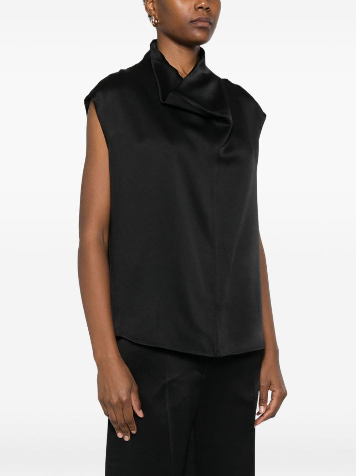 TOTEME-Sleeveless funnel-neck top-