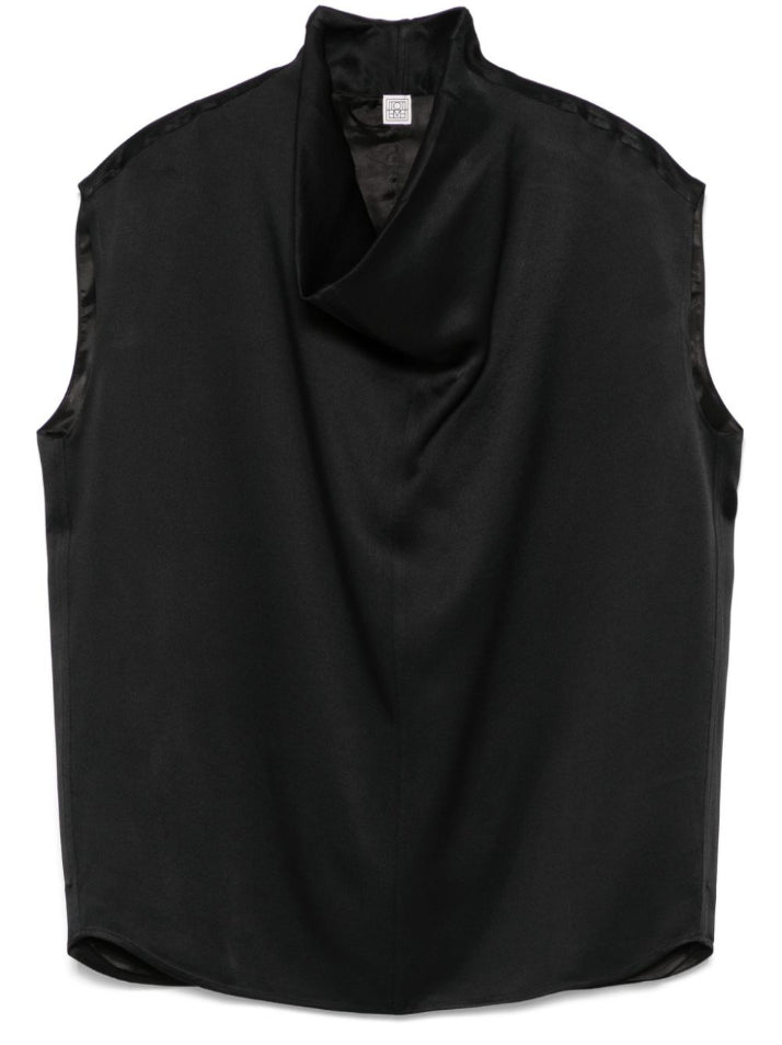 TOTEME-Sleeveless funnel-neck top-