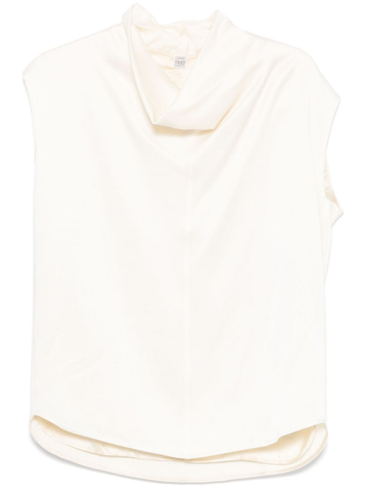 TOTEME-Sleeveless funnel-neck top-