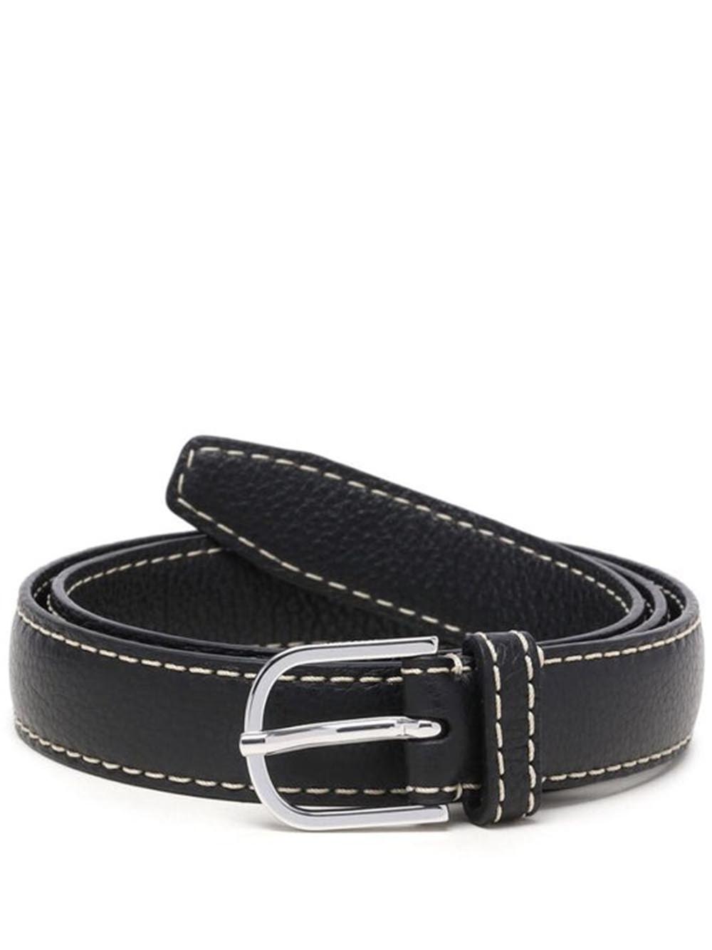 TOTEME-Slim Trouser Leather Belt-