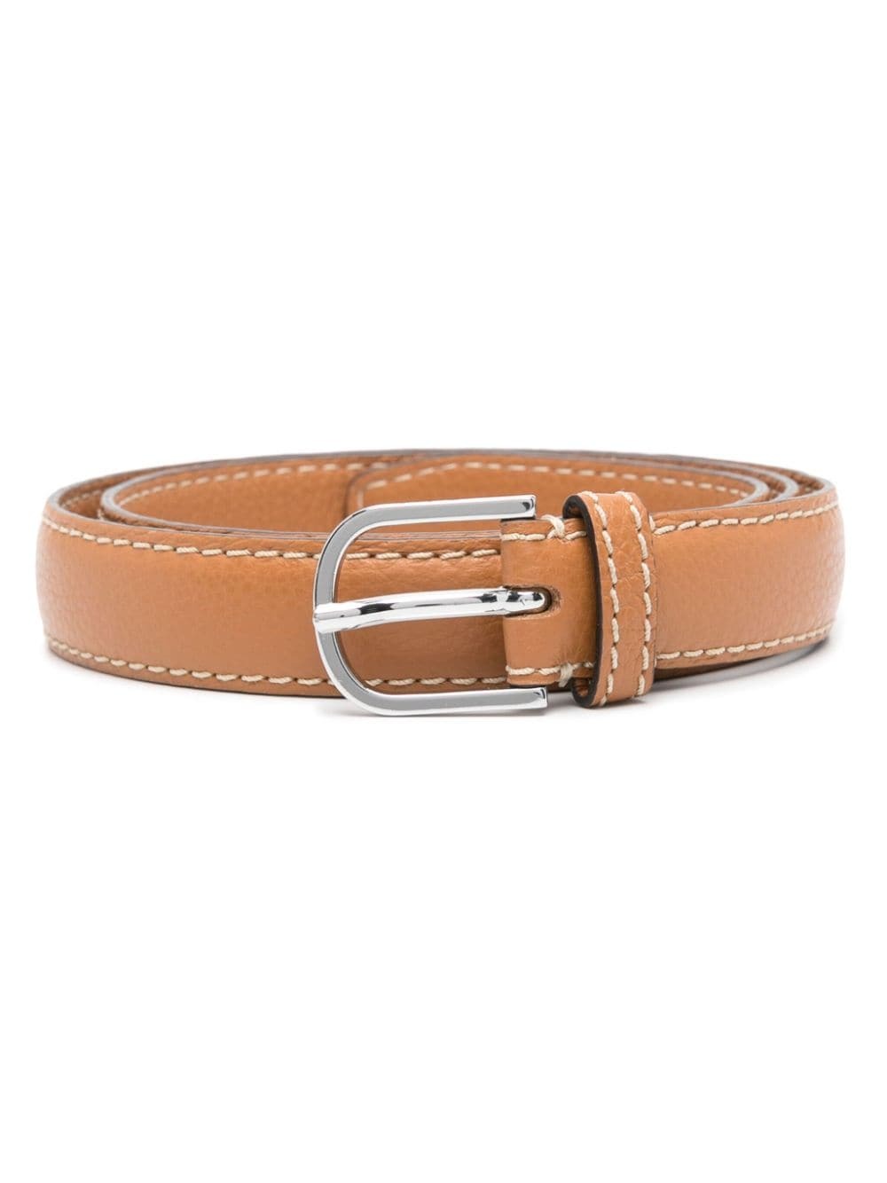 TOTEME-Slim Trouser Leather Belt-