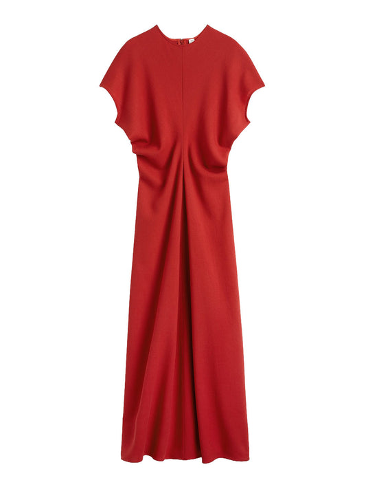 TOTEME-Slouch waist wool dress-