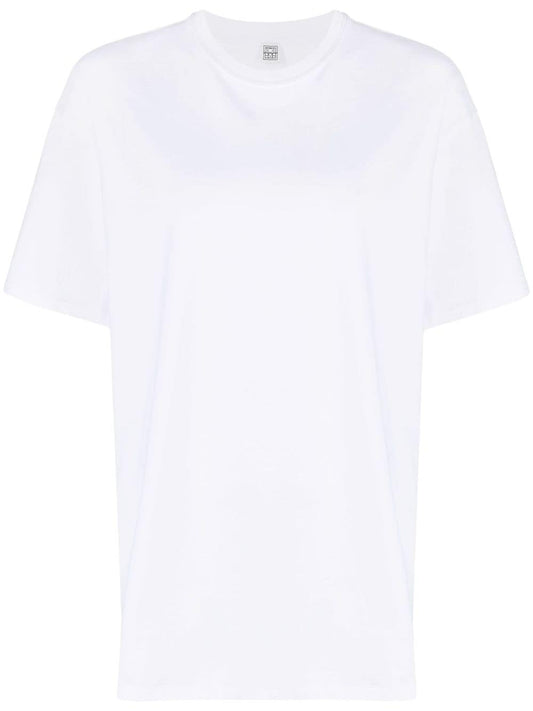 TOTEME-Straight Cotton Tee-2325043786 OFF WHITE 110