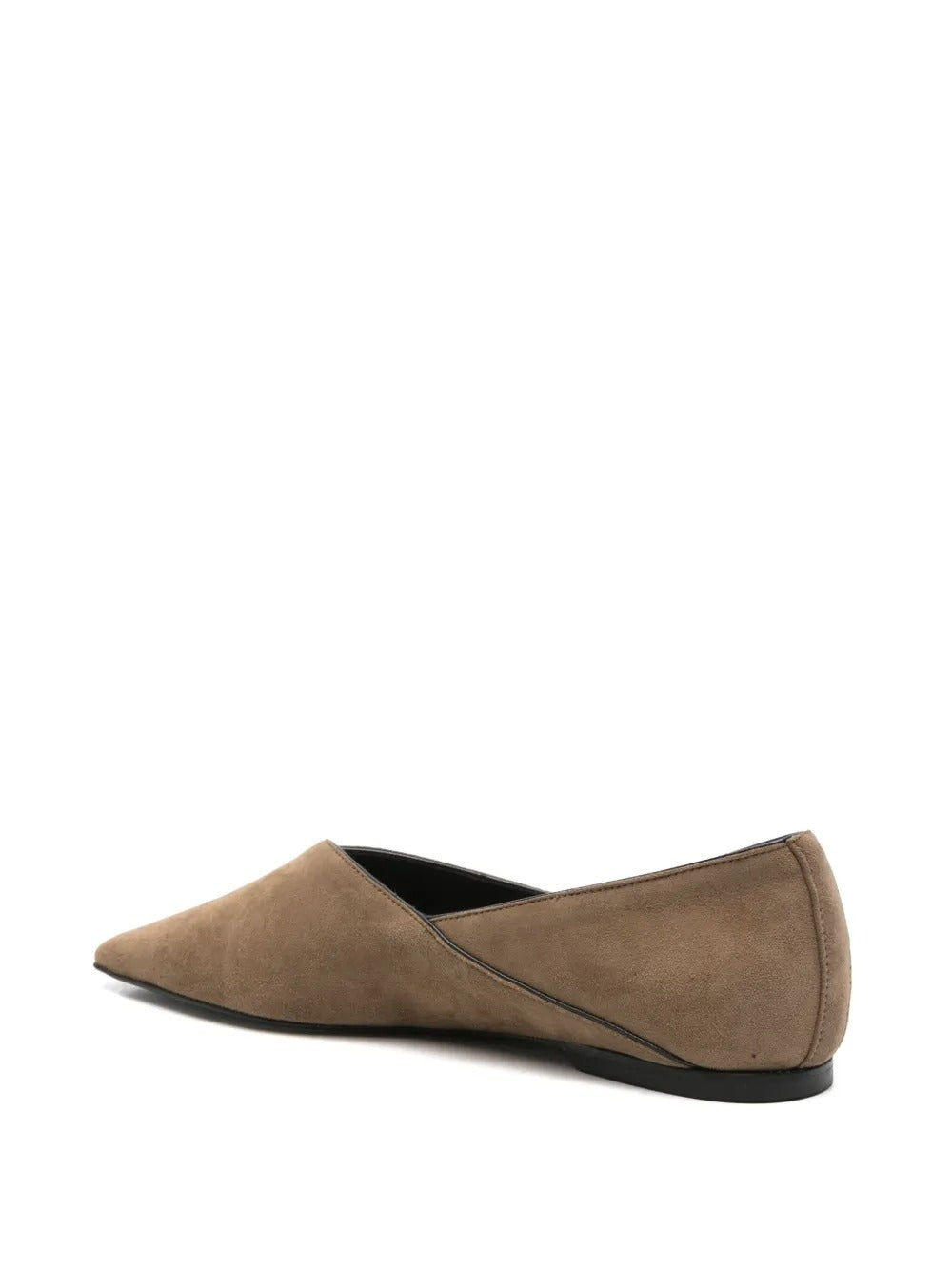 TOTEME-suede ballet flats-