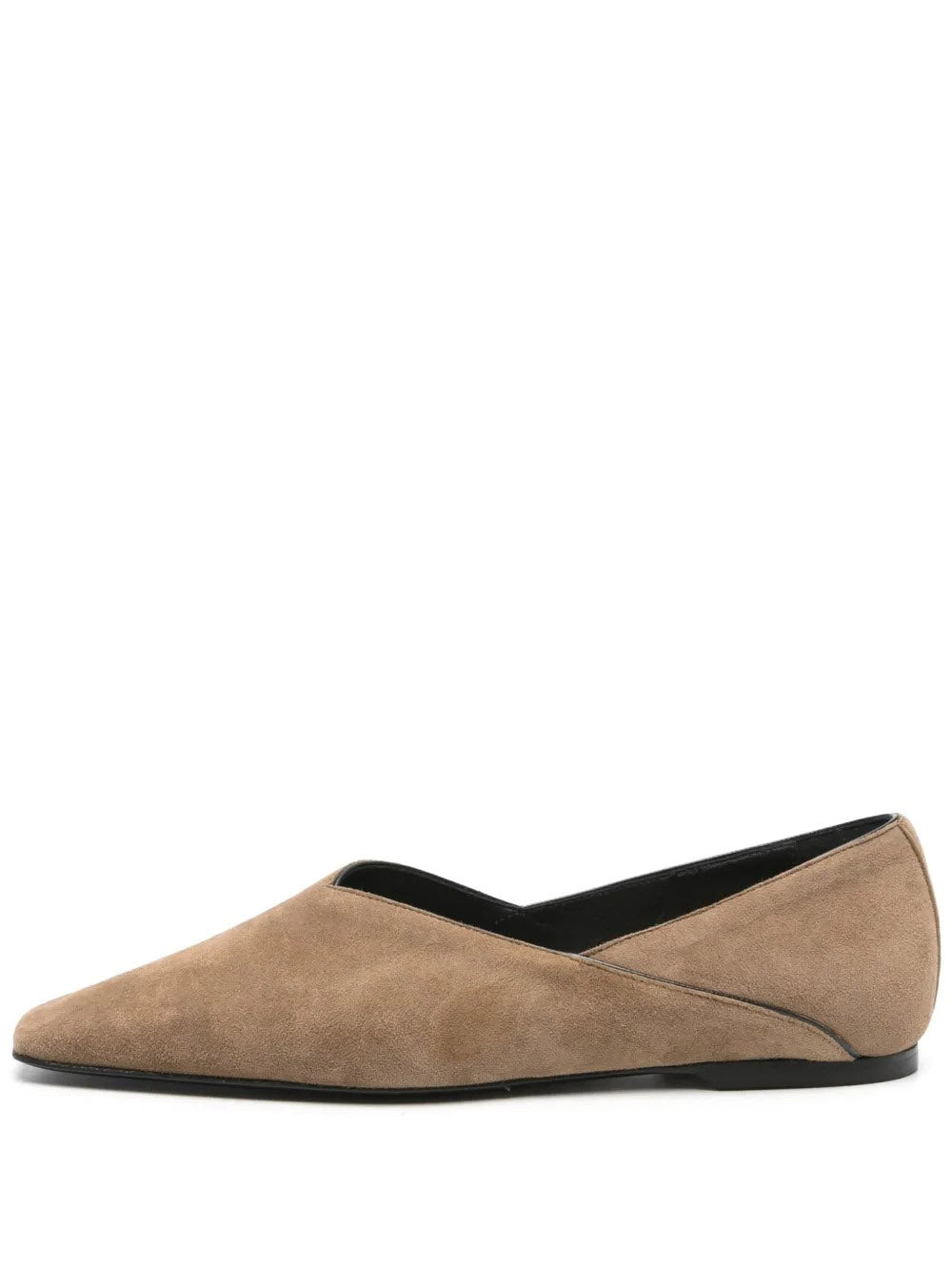 TOTEME-suede ballet flats-