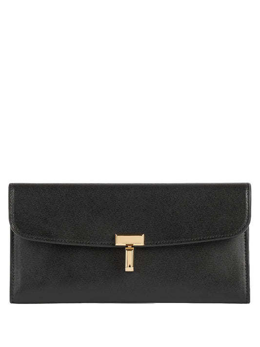 TOTEME-T-Lock leather wallet-