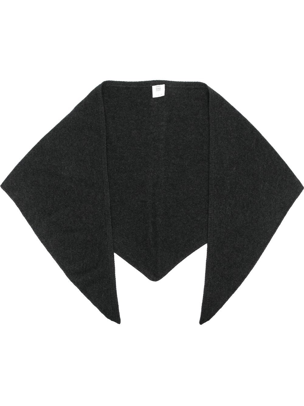 TOTEME-Triangle Cashmere Scarf-2247015753 DARK GREY MELANGE 359