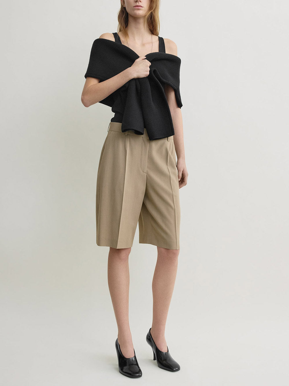 TOTEME-Wide fluid shorts-