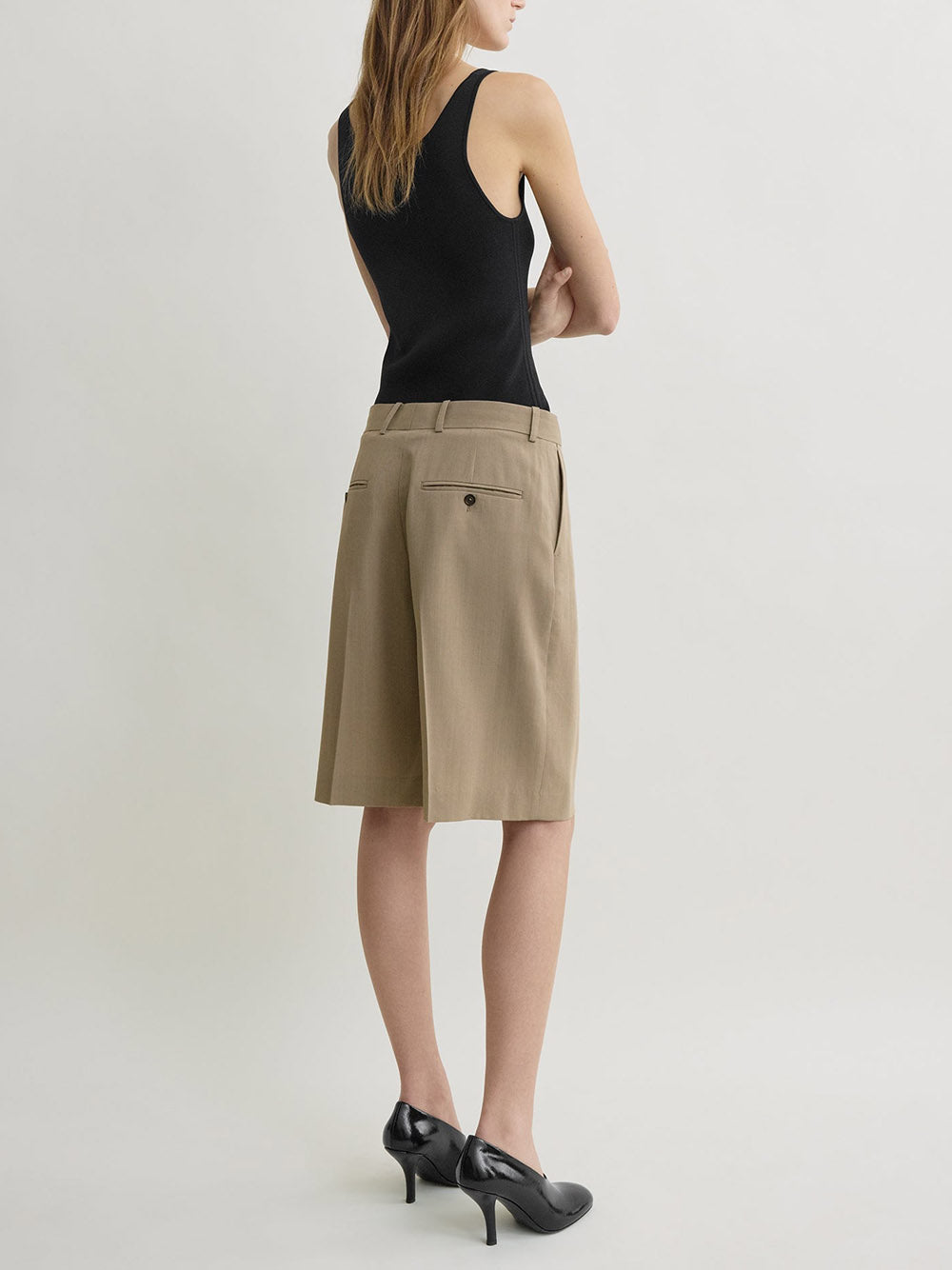 TOTEME-Wide fluid shorts-