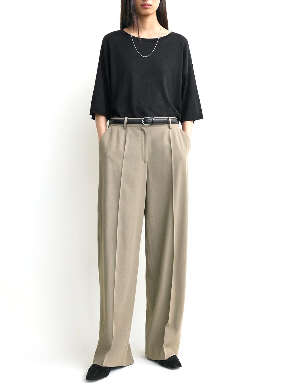 TOTEME-Wide fluid trousers-
