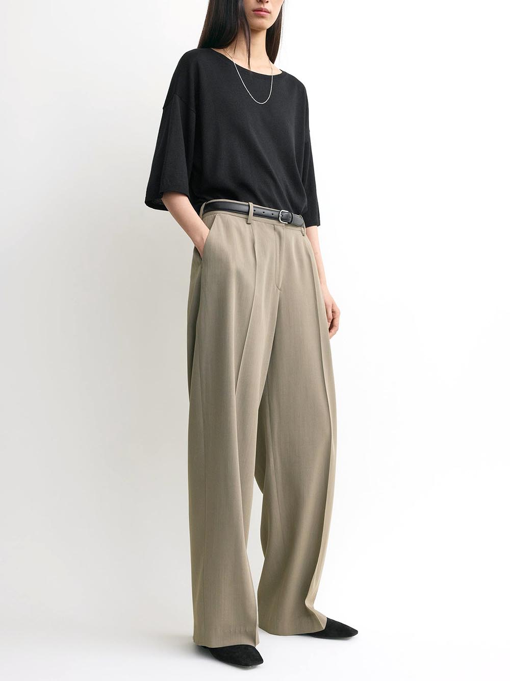 TOTEME-Wide fluid trousers-