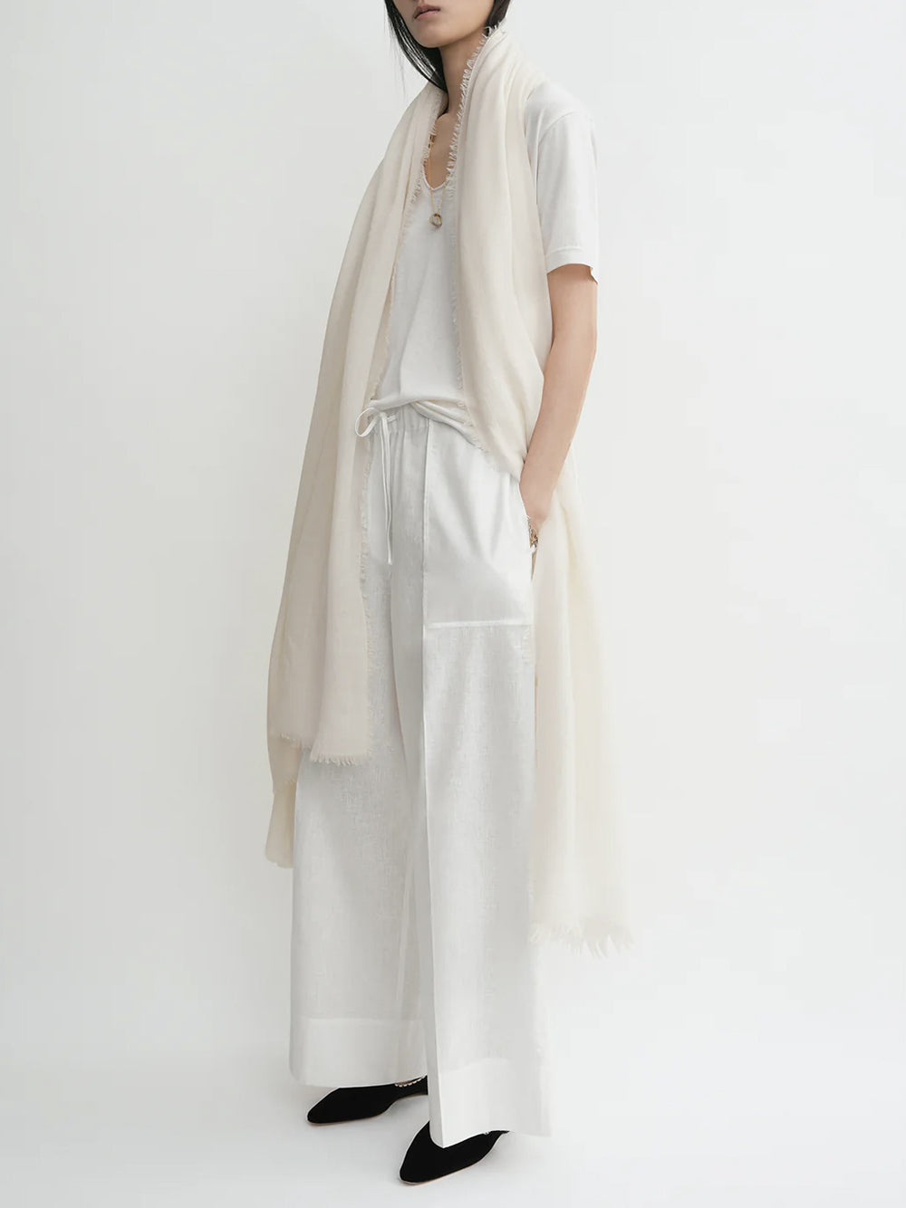 TOTEME-Wide summer trousers-