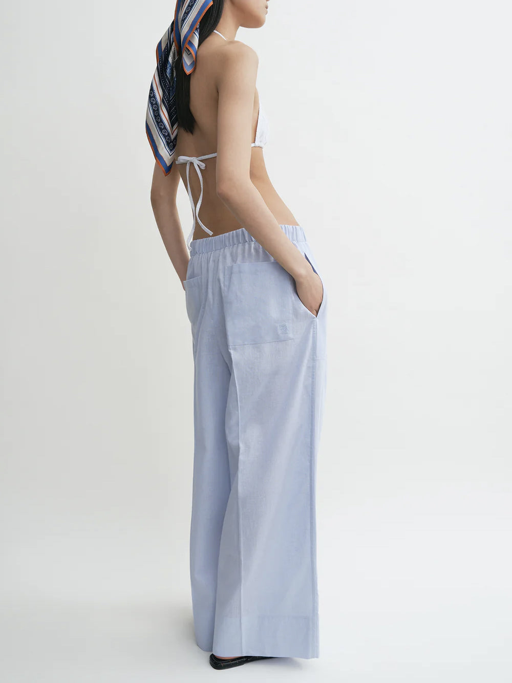 TOTEME-Wide summer trousers-