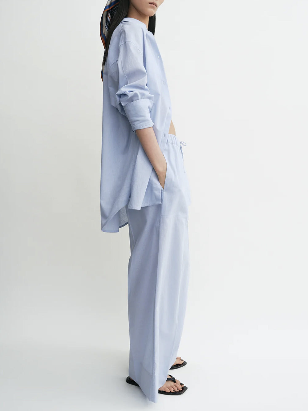 TOTEME-Wide summer trousers-