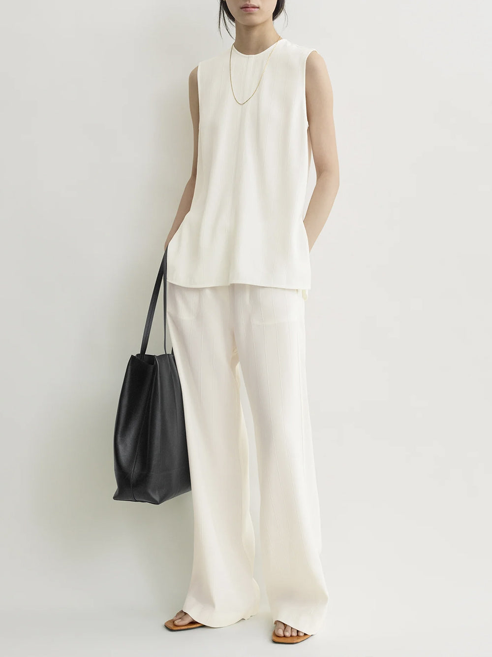 TOTEME-Woven stripe top-