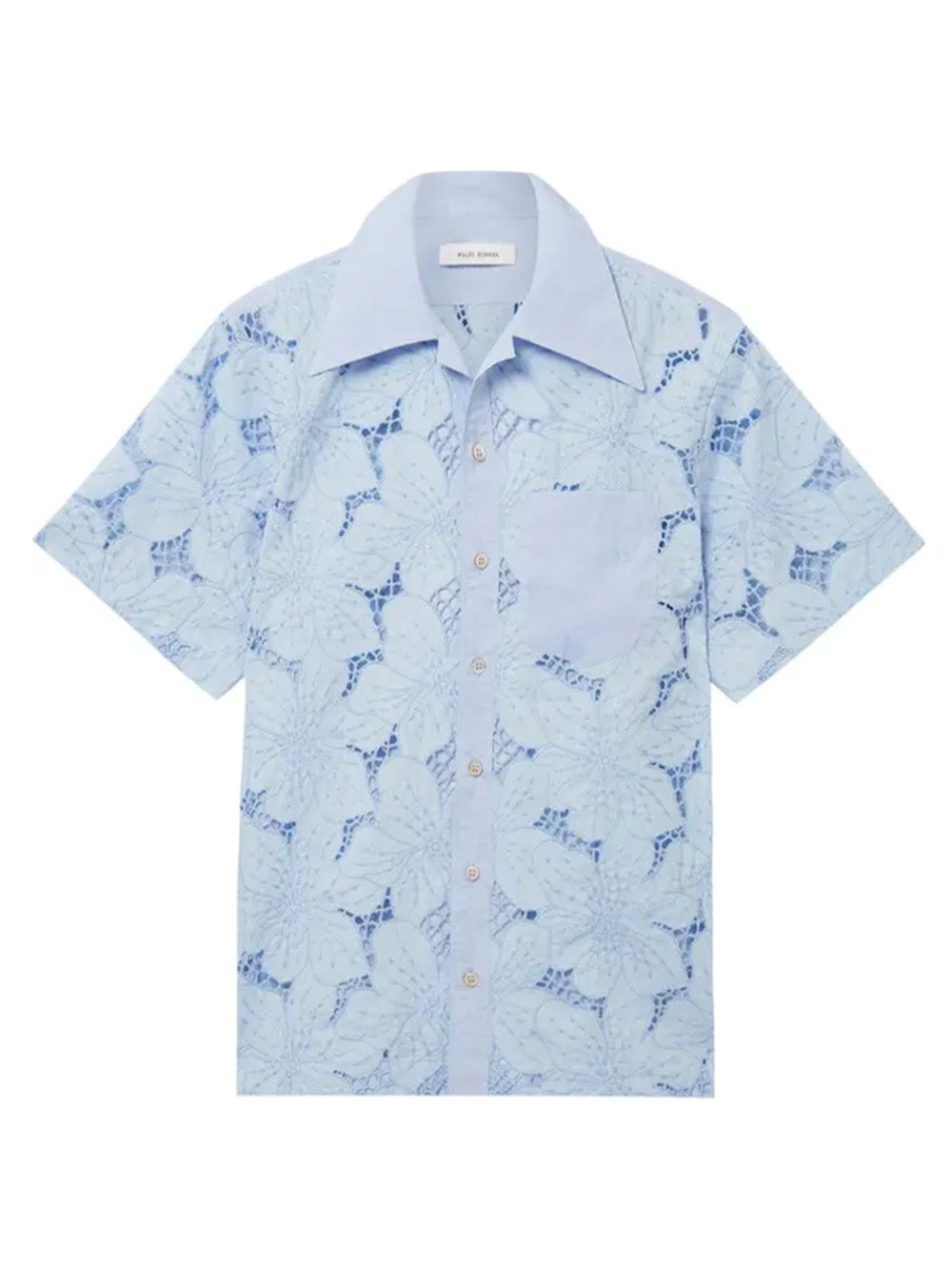 WALES BONNER-HIGHLIFE LACE BOWLING SHIRT-