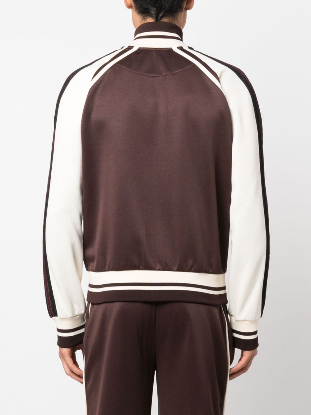 WALES BONNER-KOLA TRACKTOP-MA23JE19 JE04 100 BROWN AND IVORY