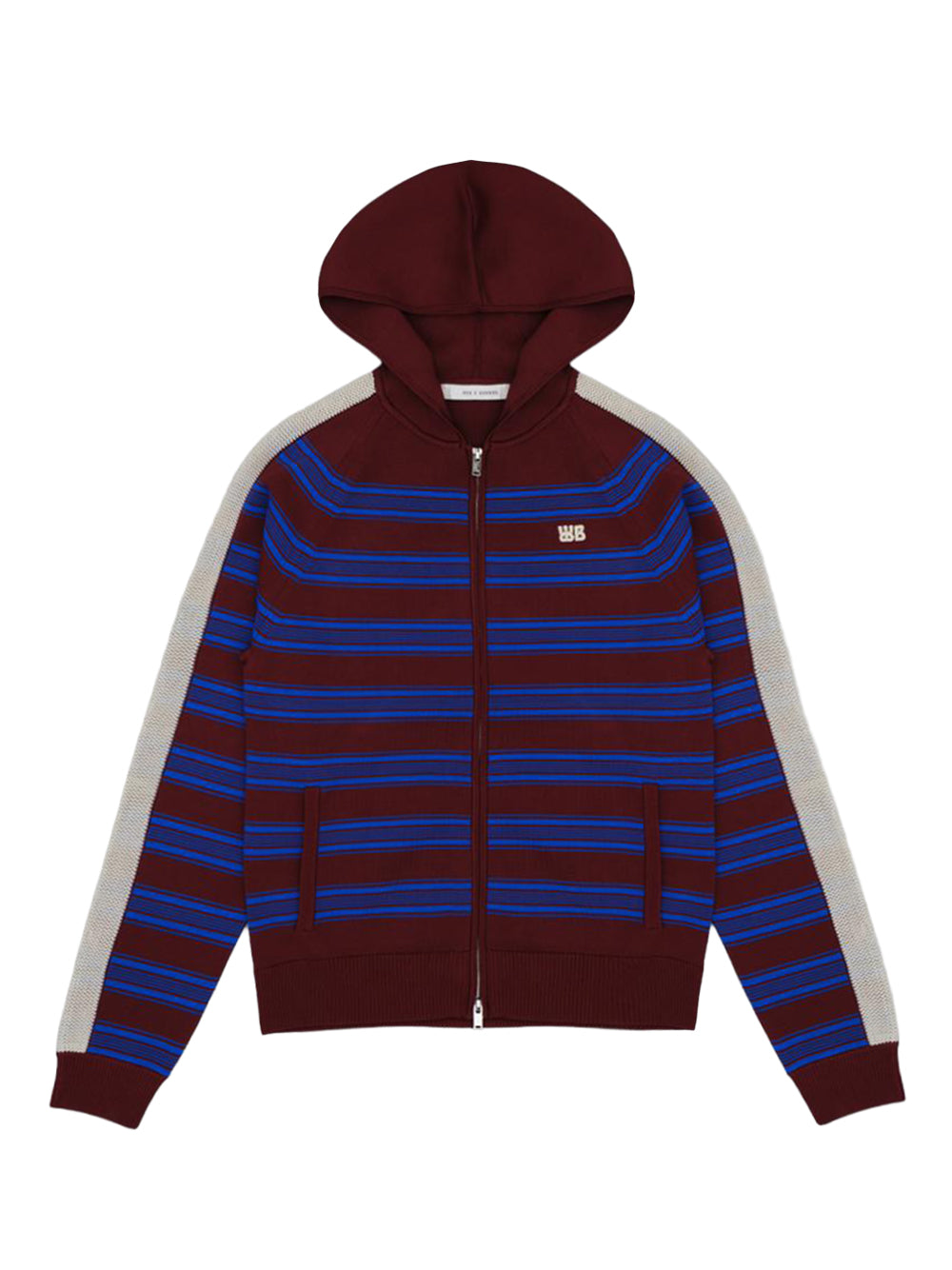 WALES BONNER-MUSIC KNIT HOODIE-