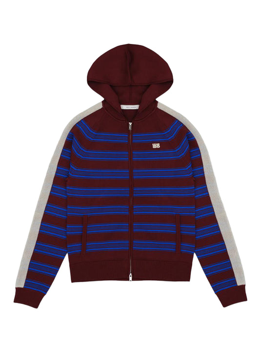 WALES BONNER-MUSIC KNIT HOODIE-