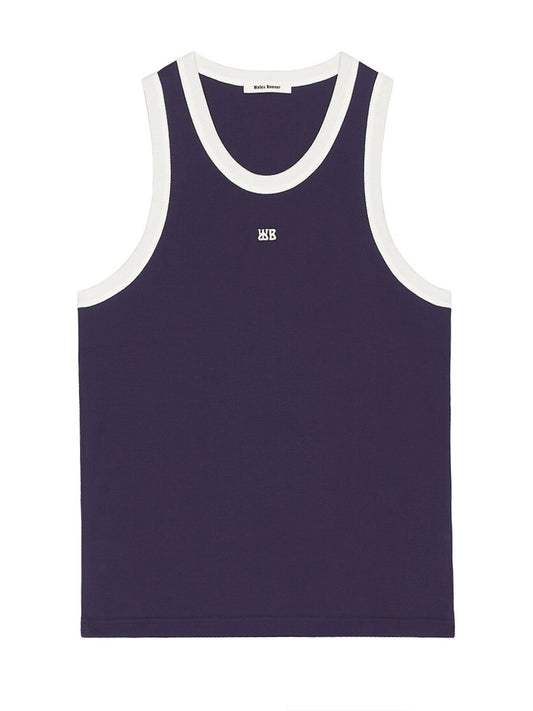 WALES BONNER-RECORD TANK TOP-