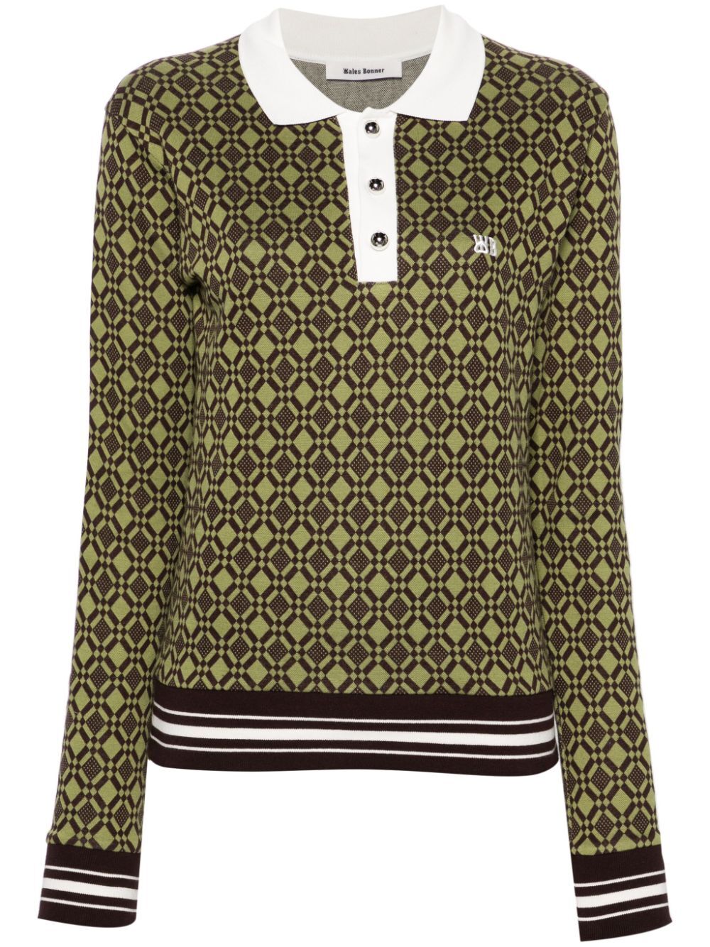 WALES BONNER-SELASSIE POLO TOP-