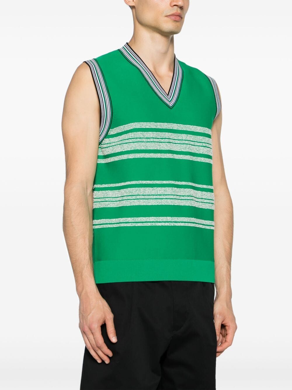 WALES BONNER-SHADE KNIT VEST-