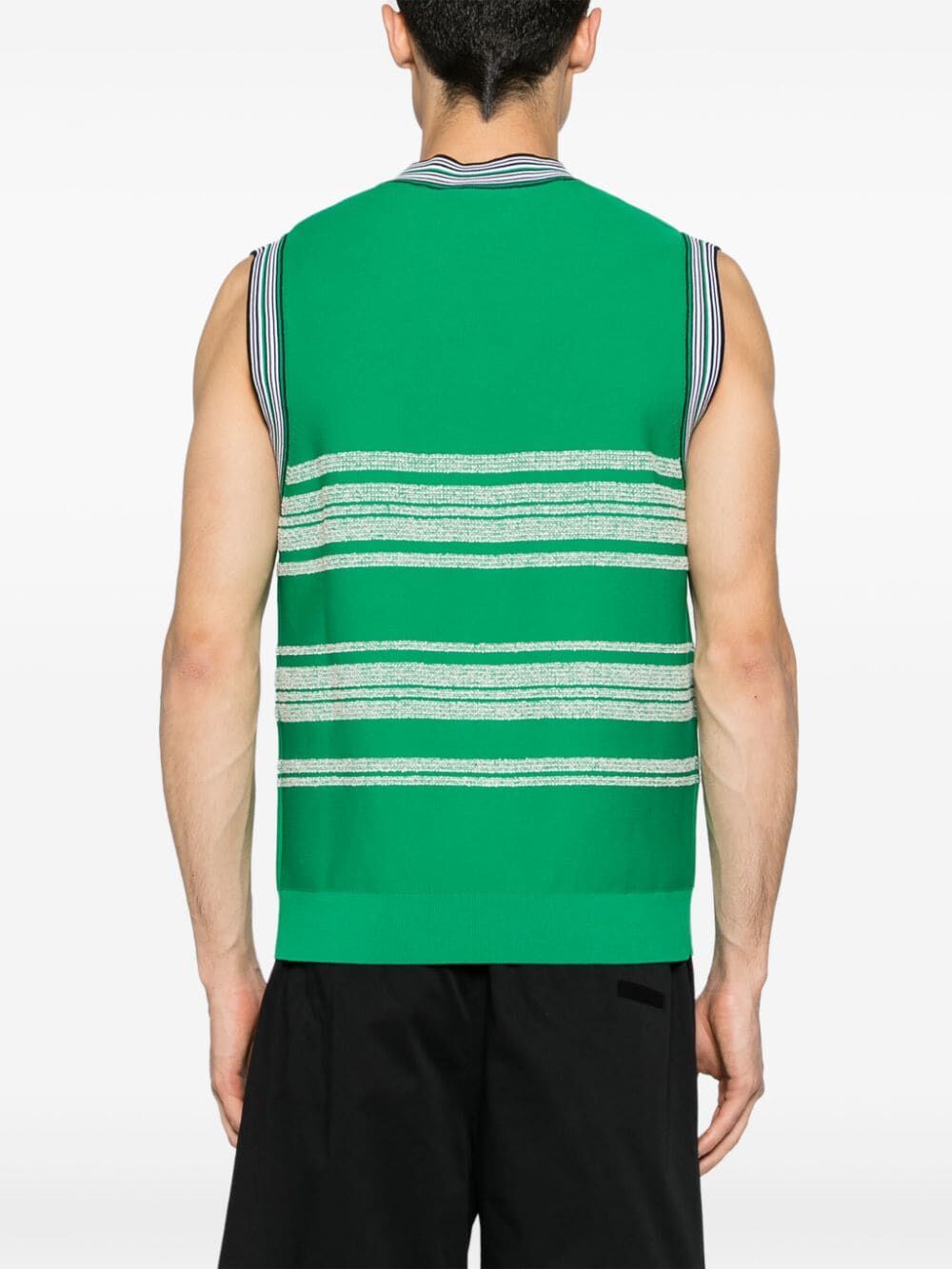 WALES BONNER-SHADE KNIT VEST-