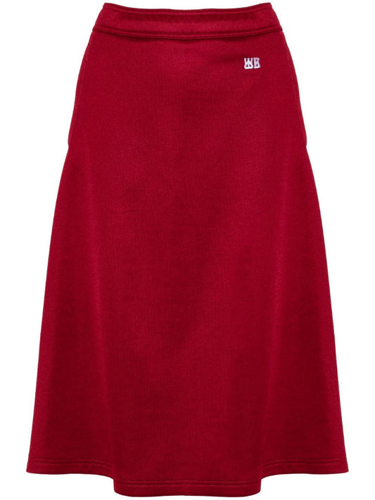 WALES BONNER-SHINE JERSEY SKIRT-