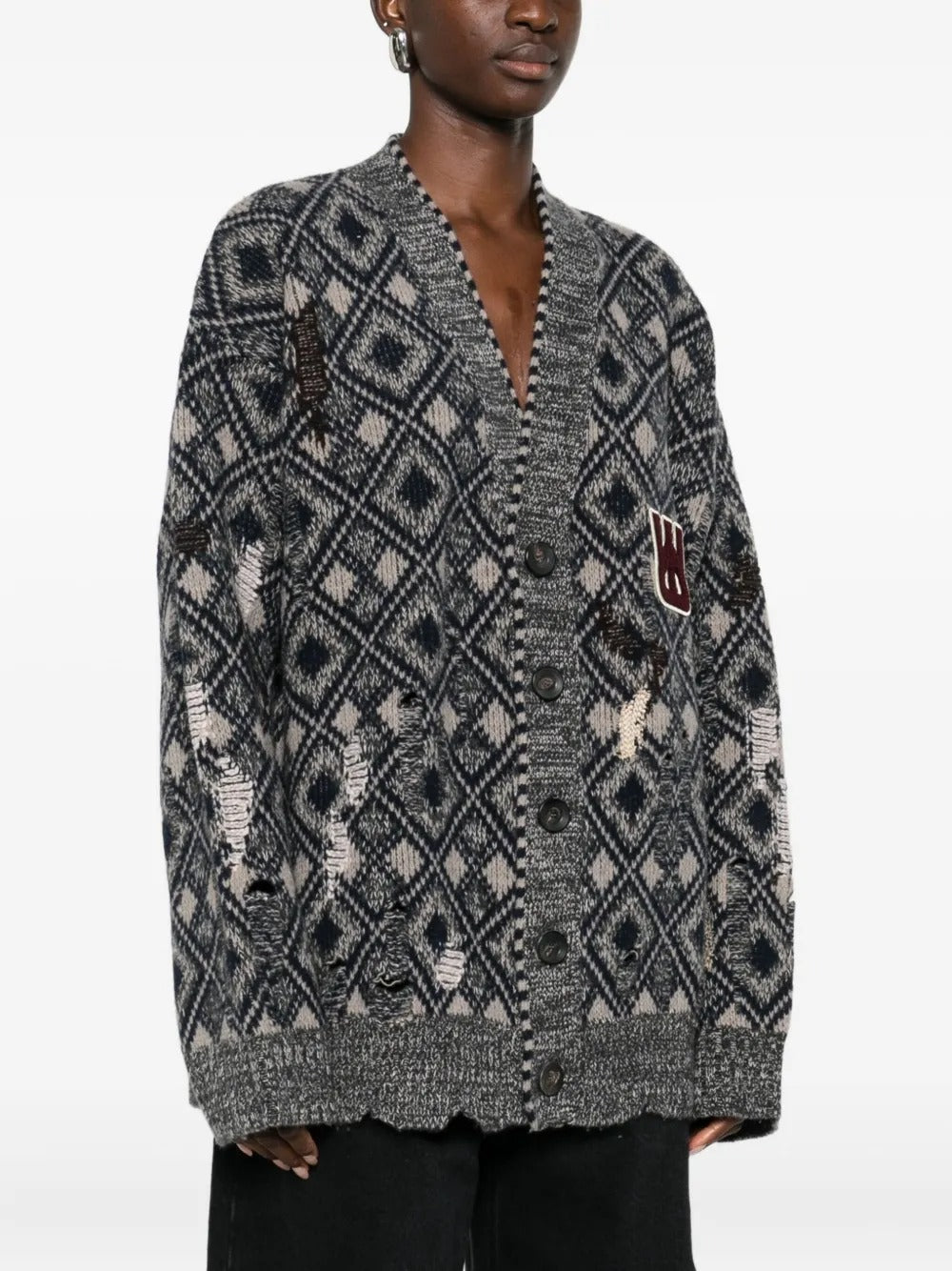 WALES BONNER-SIBLING CARDIGAN-