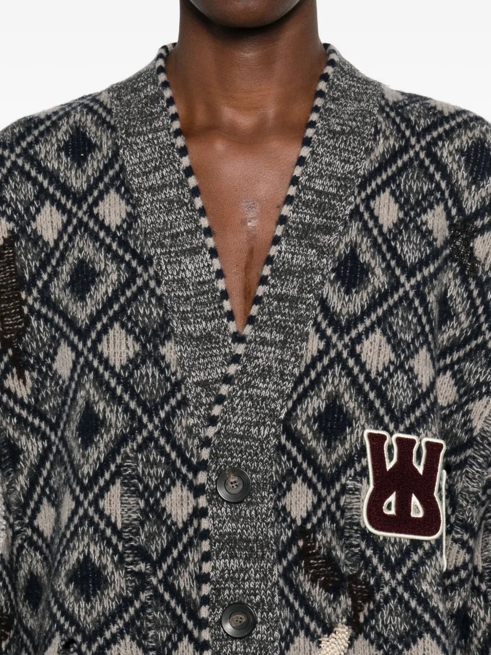 WALES BONNER-SIBLING CARDIGAN-