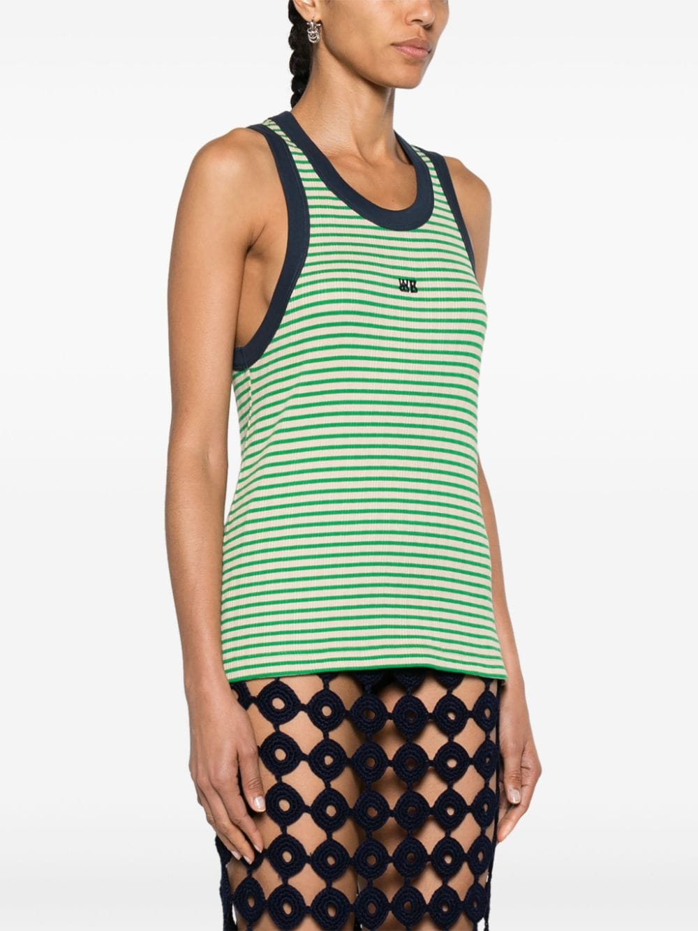 WALES BONNER-SONIC STRIPED VEST-