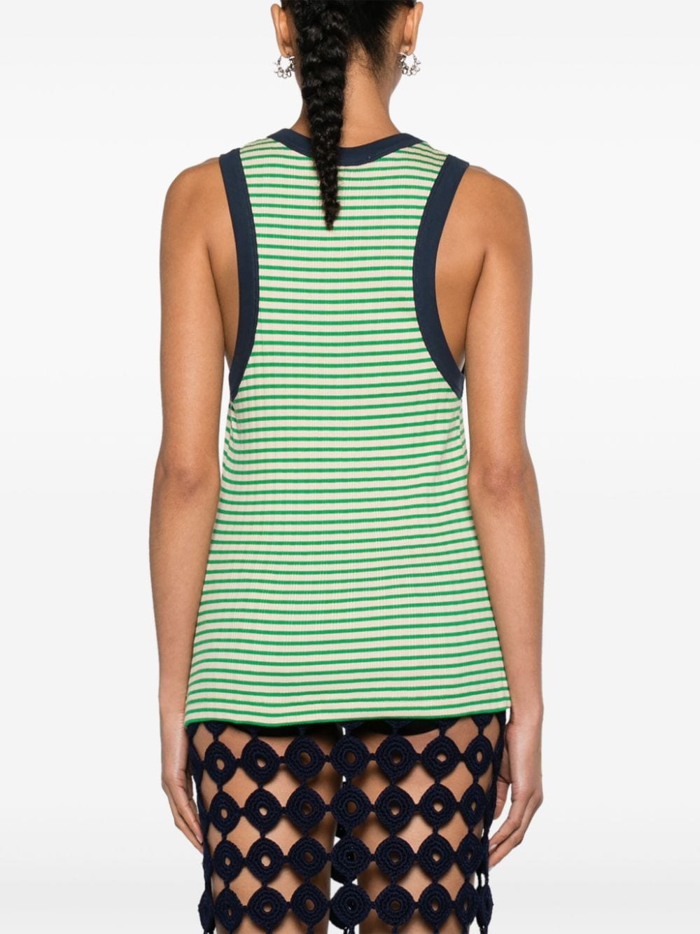 WALES BONNER-SONIC STRIPED VEST-