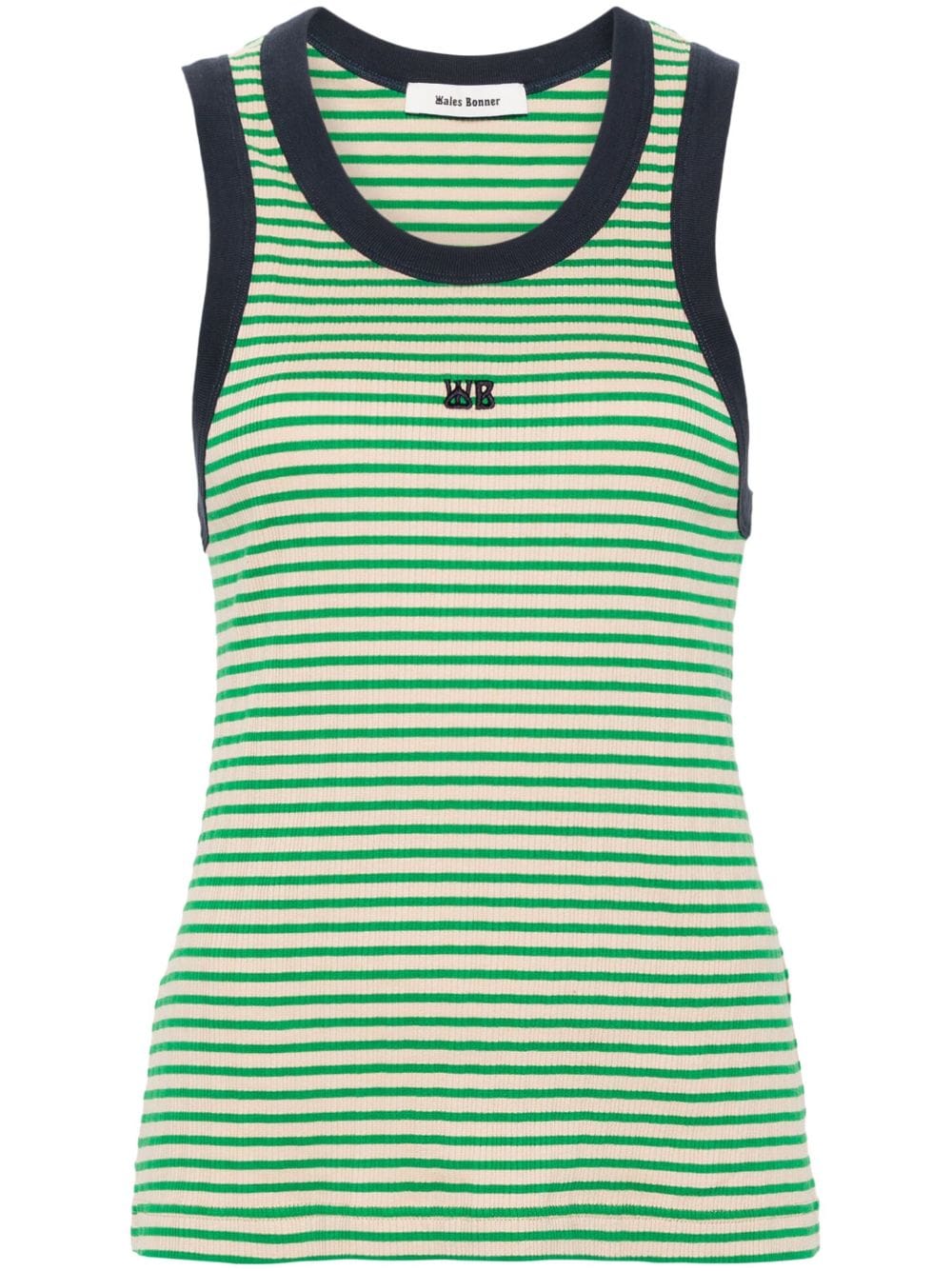 WALES BONNER-SONIC STRIPED VEST-