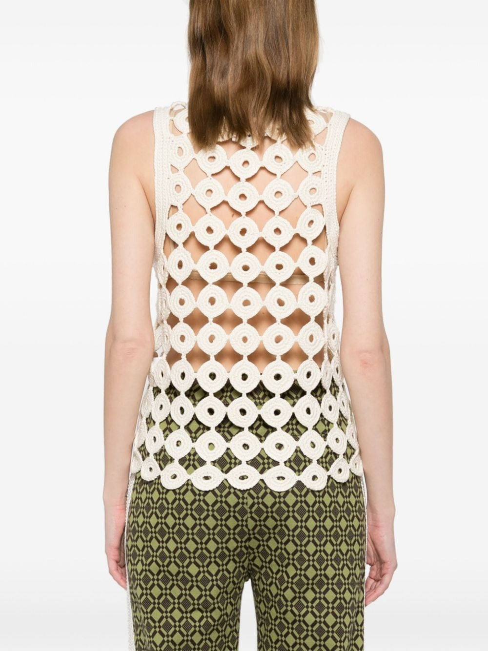 WALES BONNER-STANZA KNIT VEST-